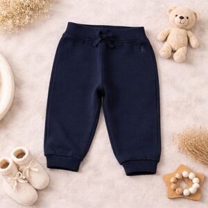 ✨ Ralph Lauren Navy Jogger Pants – 18M Classic Cozy Essential